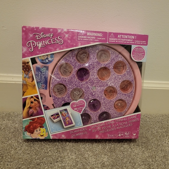 Disney Princess Magical Gems Fishing Game+ Dominoes NEW - Picture 4 of 6